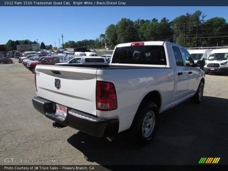 Bright White / Black/Diesel Gray 2013 Ram 1500 Tradesman Quad Cab