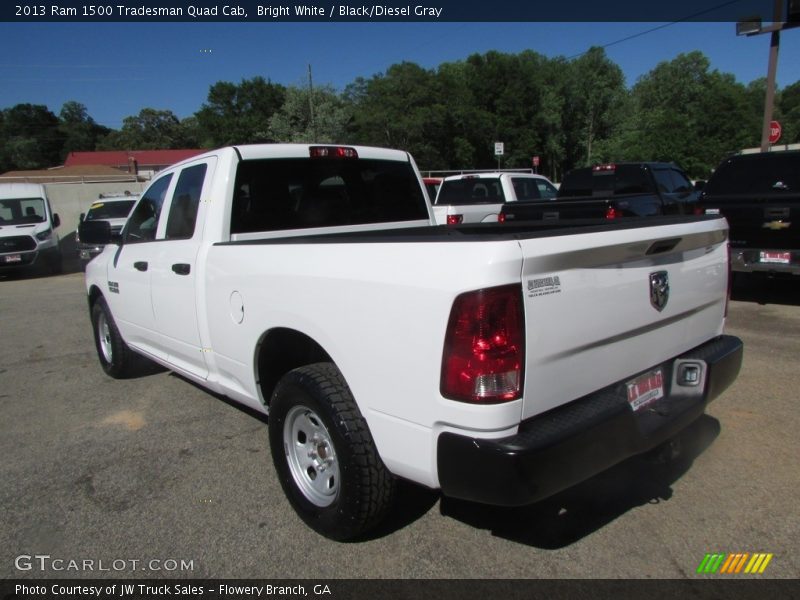 Bright White / Black/Diesel Gray 2013 Ram 1500 Tradesman Quad Cab