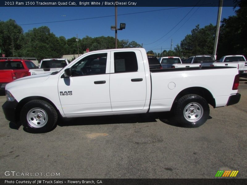 Bright White / Black/Diesel Gray 2013 Ram 1500 Tradesman Quad Cab