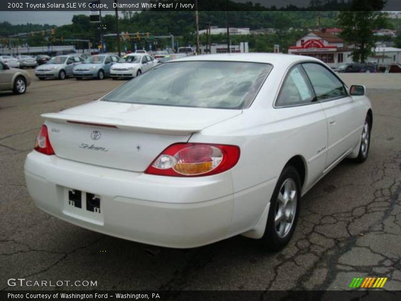 Diamond White Pearl / Ivory 2002 Toyota Solara SLE V6 Coupe