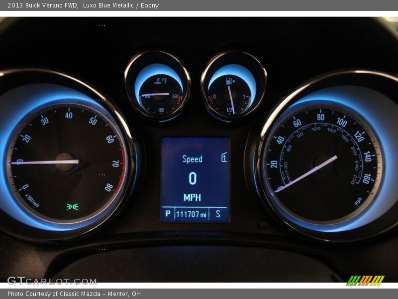 Luxo Blue Metallic / Ebony 2013 Buick Verano FWD