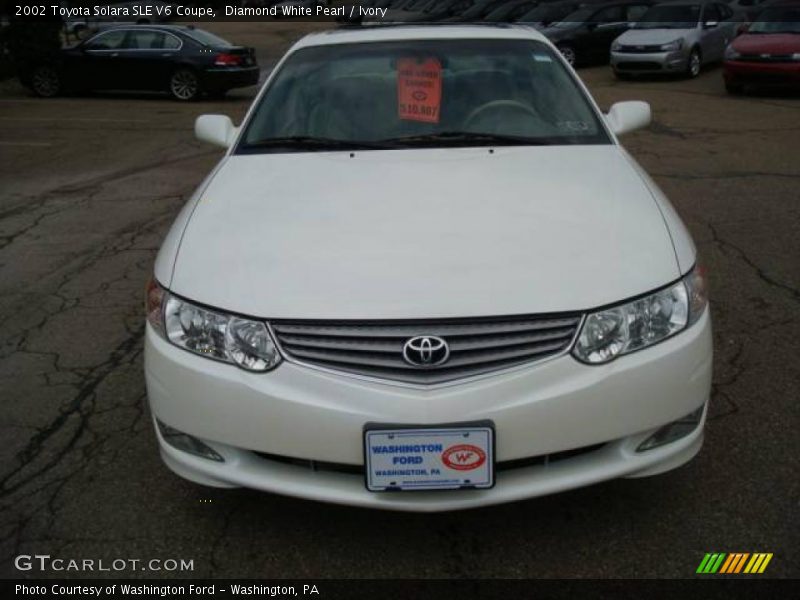 Diamond White Pearl / Ivory 2002 Toyota Solara SLE V6 Coupe