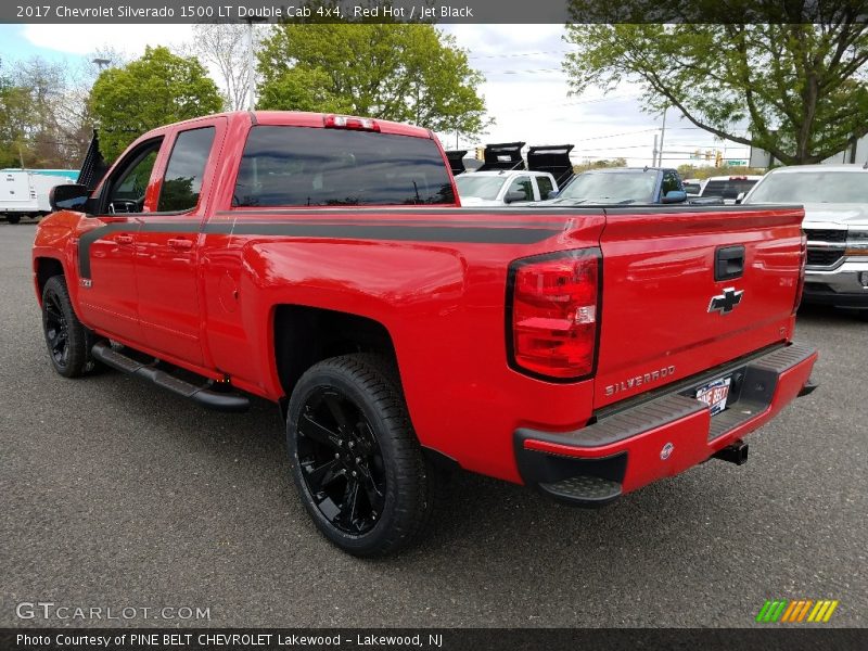 Red Hot / Jet Black 2017 Chevrolet Silverado 1500 LT Double Cab 4x4