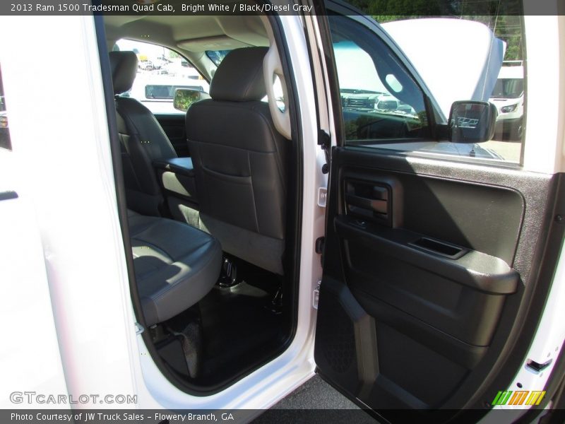 Bright White / Black/Diesel Gray 2013 Ram 1500 Tradesman Quad Cab