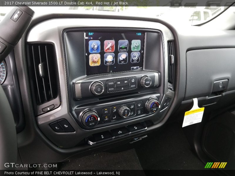 Red Hot / Jet Black 2017 Chevrolet Silverado 1500 LT Double Cab 4x4