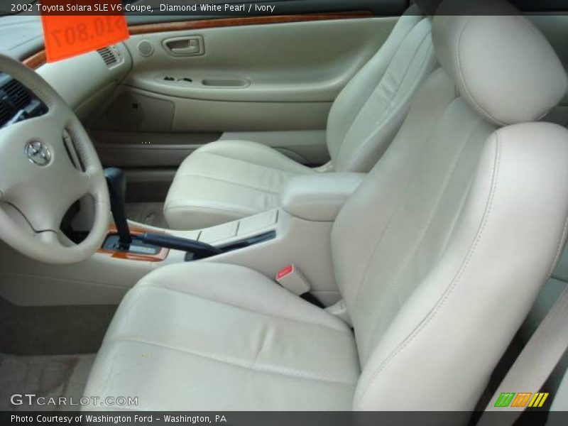 Diamond White Pearl / Ivory 2002 Toyota Solara SLE V6 Coupe