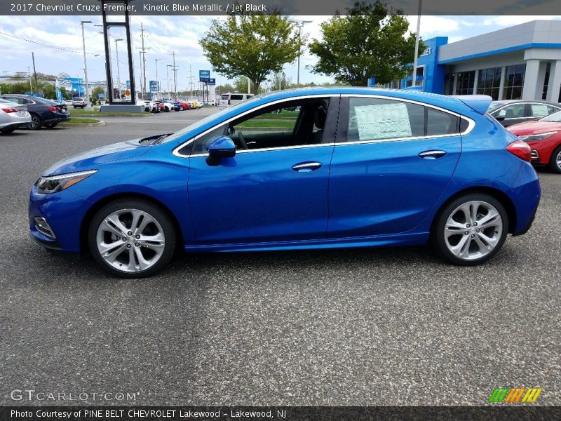 Kinetic Blue Metallic / Jet Black 2017 Chevrolet Cruze Premier