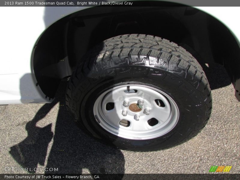 Bright White / Black/Diesel Gray 2013 Ram 1500 Tradesman Quad Cab