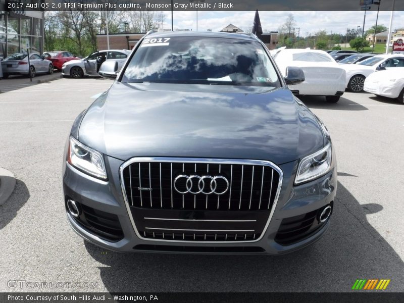 Monsoon Gray Metallic / Black 2017 Audi Q5 2.0 TFSI Premium Plus quattro