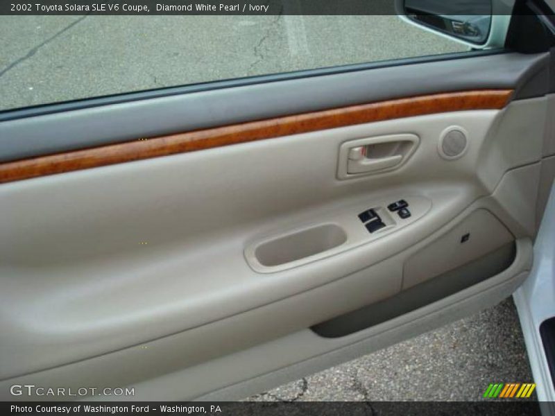 Diamond White Pearl / Ivory 2002 Toyota Solara SLE V6 Coupe