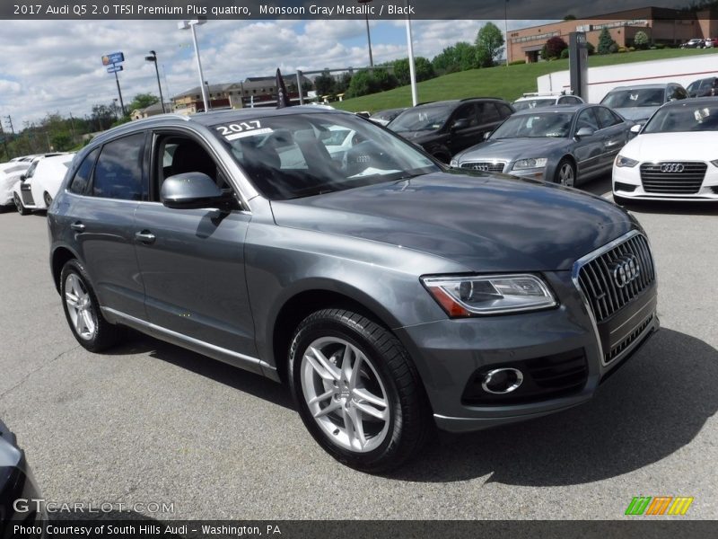 Monsoon Gray Metallic / Black 2017 Audi Q5 2.0 TFSI Premium Plus quattro
