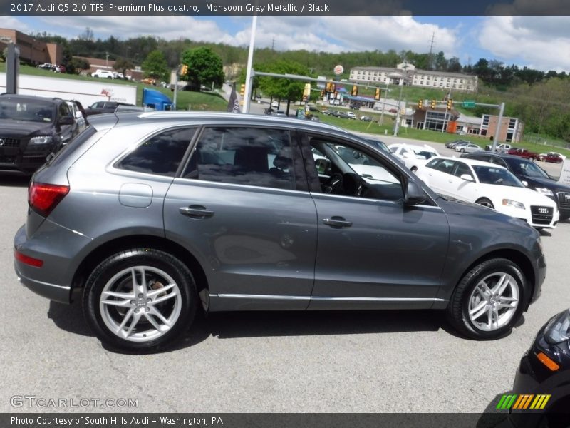 Monsoon Gray Metallic / Black 2017 Audi Q5 2.0 TFSI Premium Plus quattro
