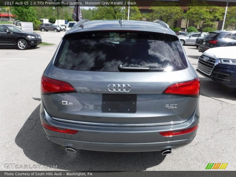 Monsoon Gray Metallic / Black 2017 Audi Q5 2.0 TFSI Premium Plus quattro