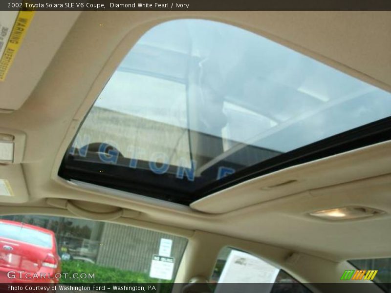 Diamond White Pearl / Ivory 2002 Toyota Solara SLE V6 Coupe