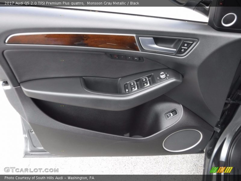 Monsoon Gray Metallic / Black 2017 Audi Q5 2.0 TFSI Premium Plus quattro