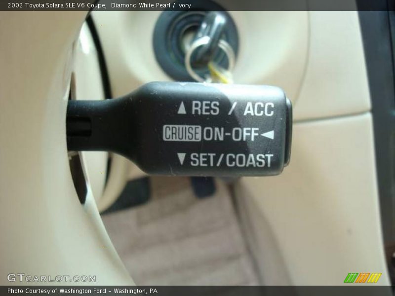 Diamond White Pearl / Ivory 2002 Toyota Solara SLE V6 Coupe