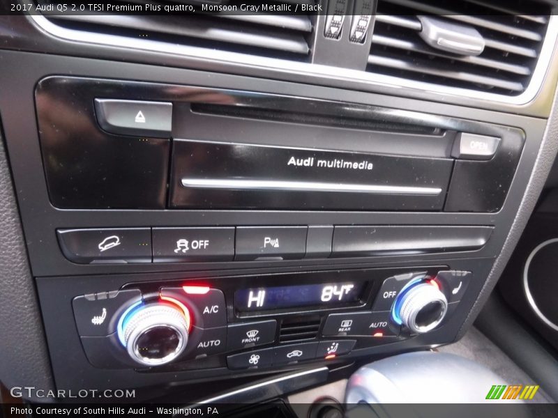Monsoon Gray Metallic / Black 2017 Audi Q5 2.0 TFSI Premium Plus quattro