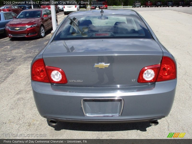 Dark Gray Metallic / Ebony 2009 Chevrolet Malibu LT Sedan