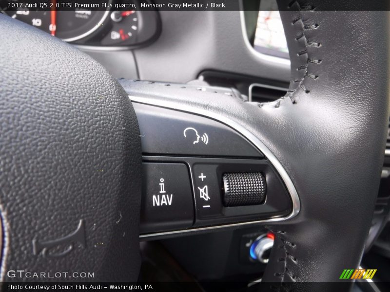 Monsoon Gray Metallic / Black 2017 Audi Q5 2.0 TFSI Premium Plus quattro