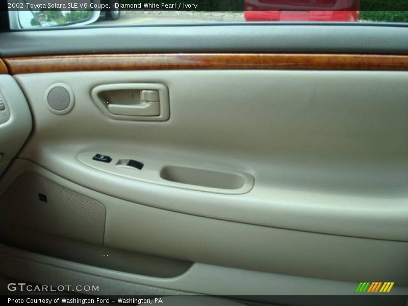 Diamond White Pearl / Ivory 2002 Toyota Solara SLE V6 Coupe