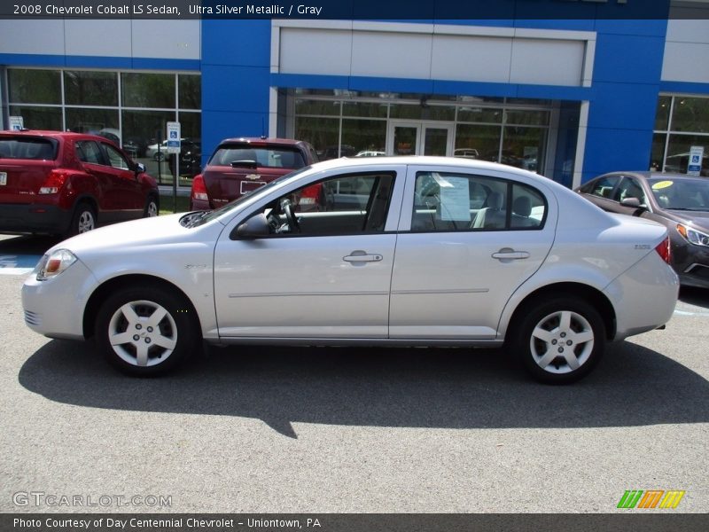 Ultra Silver Metallic / Gray 2008 Chevrolet Cobalt LS Sedan