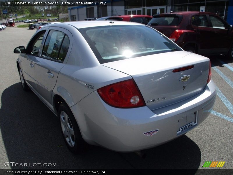 Ultra Silver Metallic / Gray 2008 Chevrolet Cobalt LS Sedan