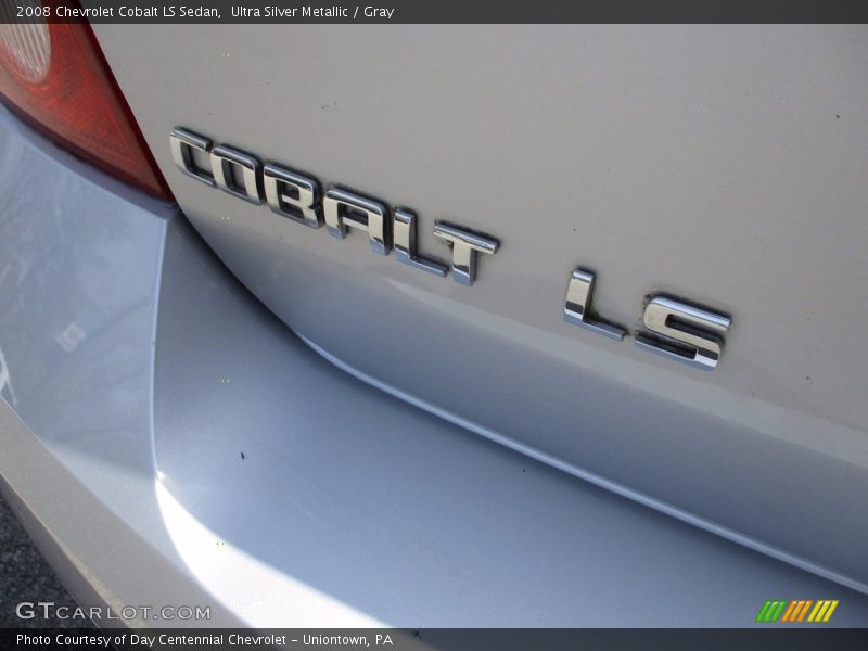Ultra Silver Metallic / Gray 2008 Chevrolet Cobalt LS Sedan