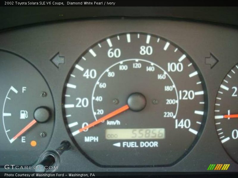 Diamond White Pearl / Ivory 2002 Toyota Solara SLE V6 Coupe