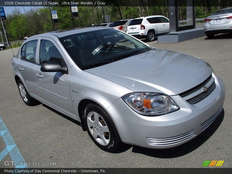 Ultra Silver Metallic / Gray 2008 Chevrolet Cobalt LS Sedan