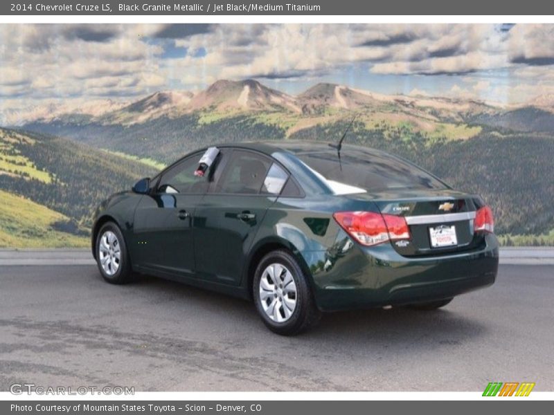 Black Granite Metallic / Jet Black/Medium Titanium 2014 Chevrolet Cruze LS