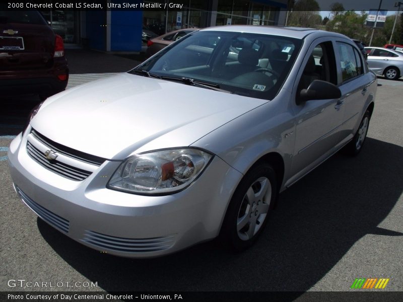 Ultra Silver Metallic / Gray 2008 Chevrolet Cobalt LS Sedan