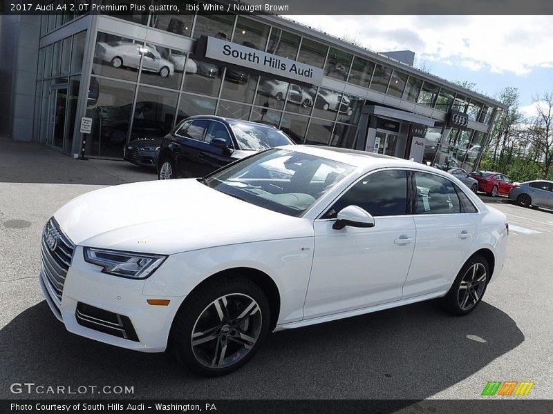 Ibis White / Nougat Brown 2017 Audi A4 2.0T Premium Plus quattro