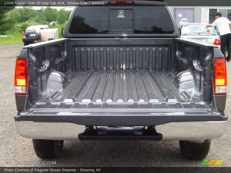 Smoke Gray / Almond 2008 Nissan Titan SE King Cab 4x4