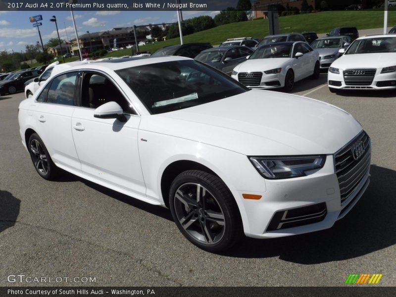 Ibis White / Nougat Brown 2017 Audi A4 2.0T Premium Plus quattro
