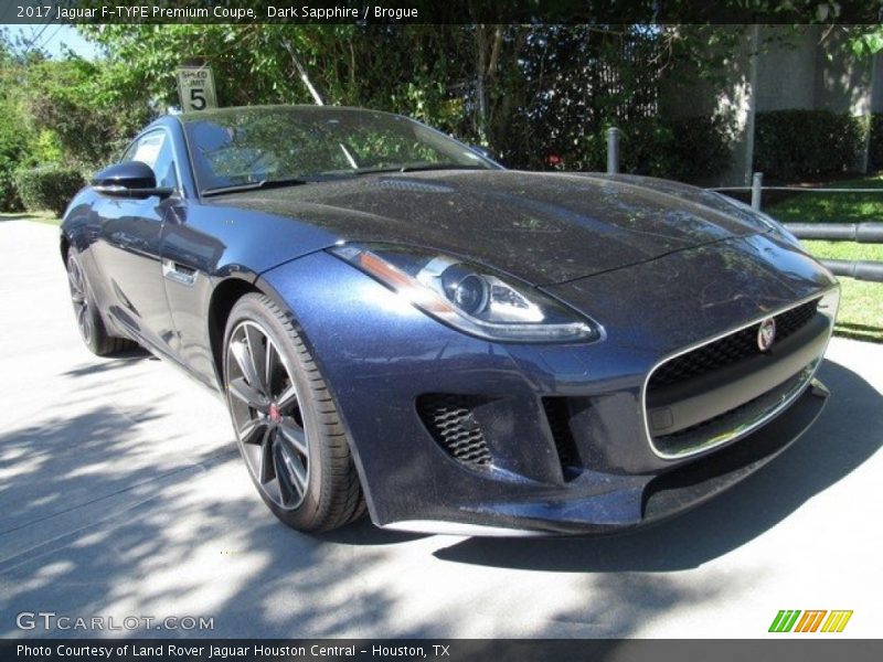 Dark Sapphire / Brogue 2017 Jaguar F-TYPE Premium Coupe