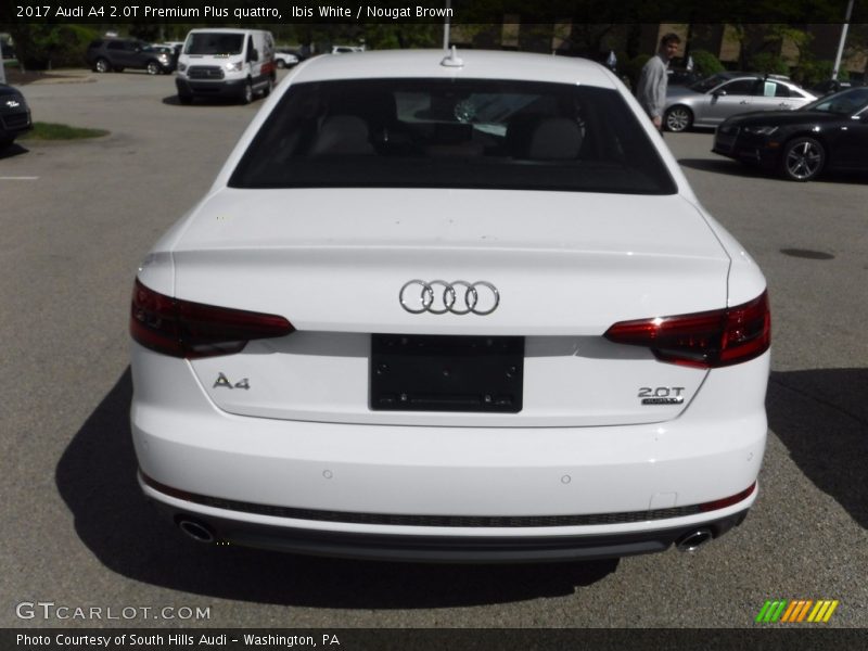 Ibis White / Nougat Brown 2017 Audi A4 2.0T Premium Plus quattro