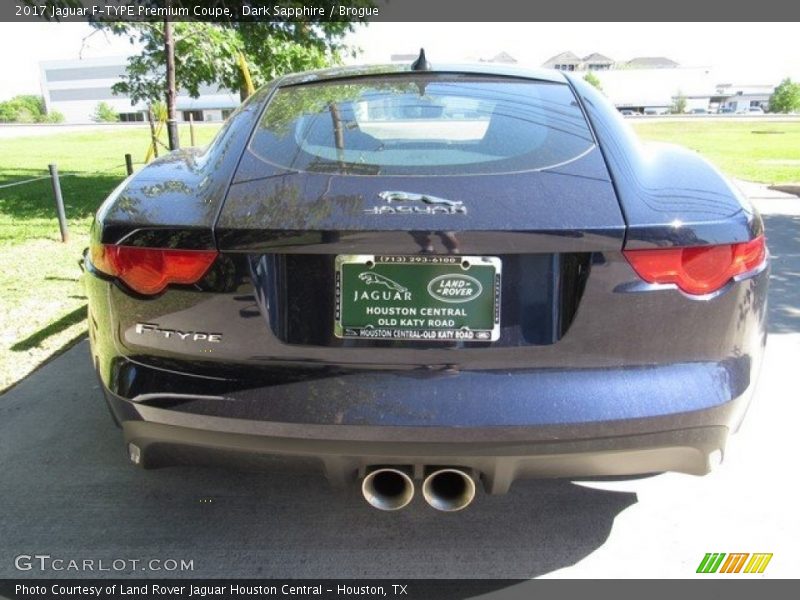 Dark Sapphire / Brogue 2017 Jaguar F-TYPE Premium Coupe