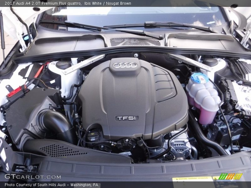 Ibis White / Nougat Brown 2017 Audi A4 2.0T Premium Plus quattro
