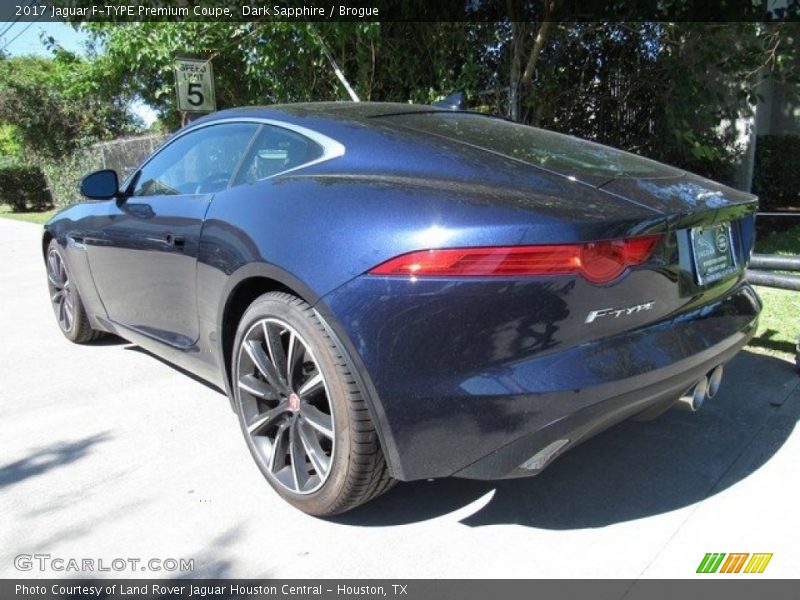 Dark Sapphire / Brogue 2017 Jaguar F-TYPE Premium Coupe