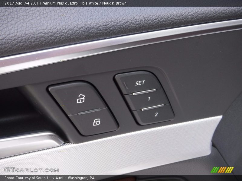 Ibis White / Nougat Brown 2017 Audi A4 2.0T Premium Plus quattro