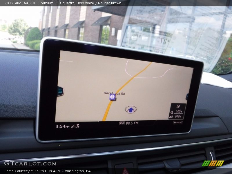 Ibis White / Nougat Brown 2017 Audi A4 2.0T Premium Plus quattro