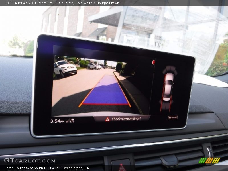 Ibis White / Nougat Brown 2017 Audi A4 2.0T Premium Plus quattro