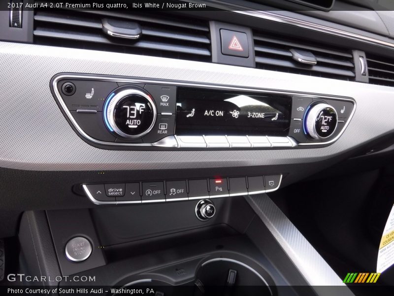 Ibis White / Nougat Brown 2017 Audi A4 2.0T Premium Plus quattro