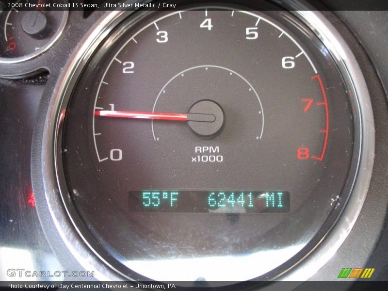 Ultra Silver Metallic / Gray 2008 Chevrolet Cobalt LS Sedan