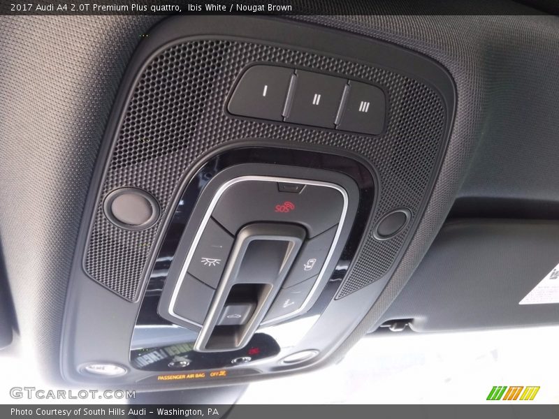 Ibis White / Nougat Brown 2017 Audi A4 2.0T Premium Plus quattro