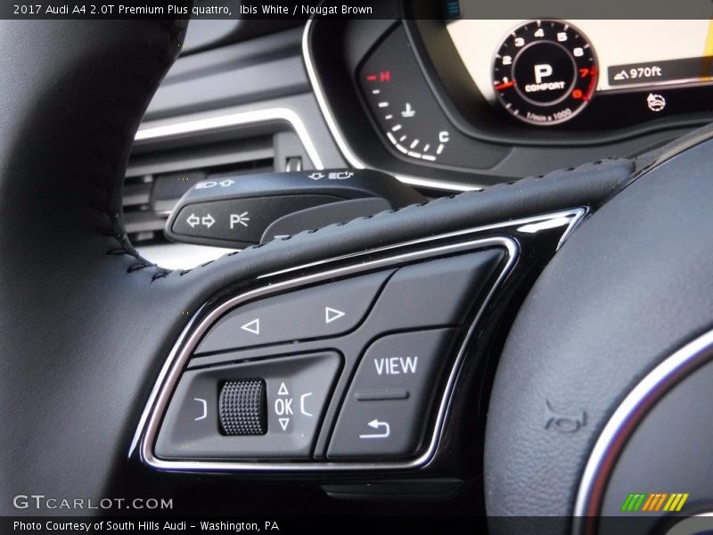 Ibis White / Nougat Brown 2017 Audi A4 2.0T Premium Plus quattro