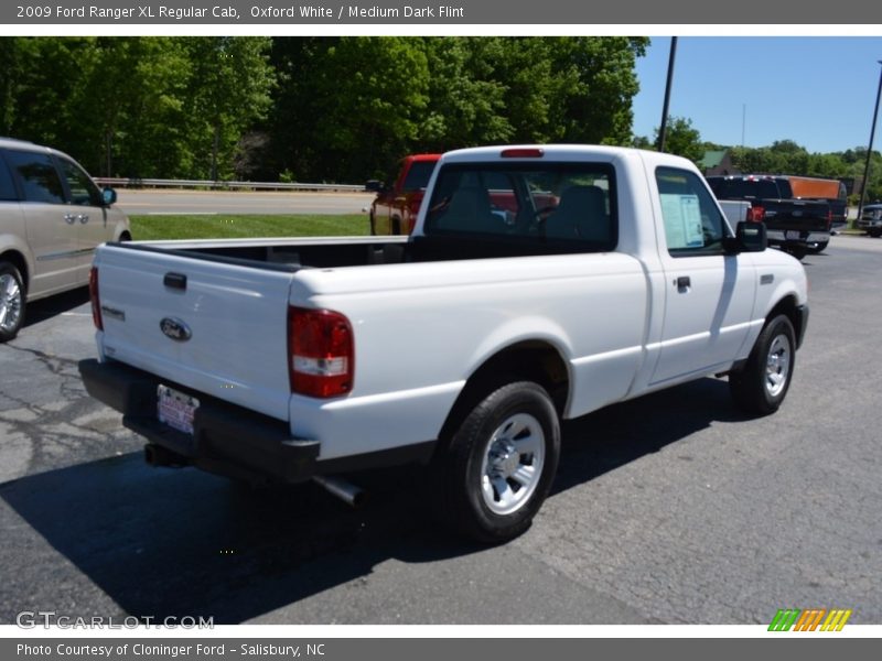 Oxford White / Medium Dark Flint 2009 Ford Ranger XL Regular Cab