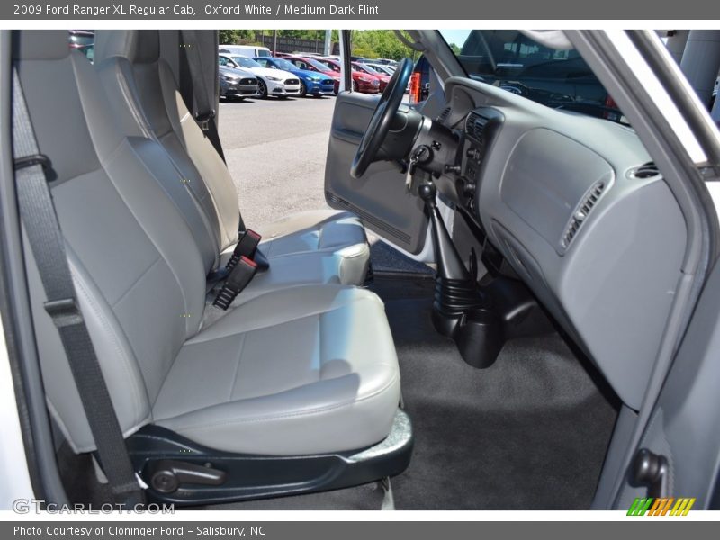Oxford White / Medium Dark Flint 2009 Ford Ranger XL Regular Cab
