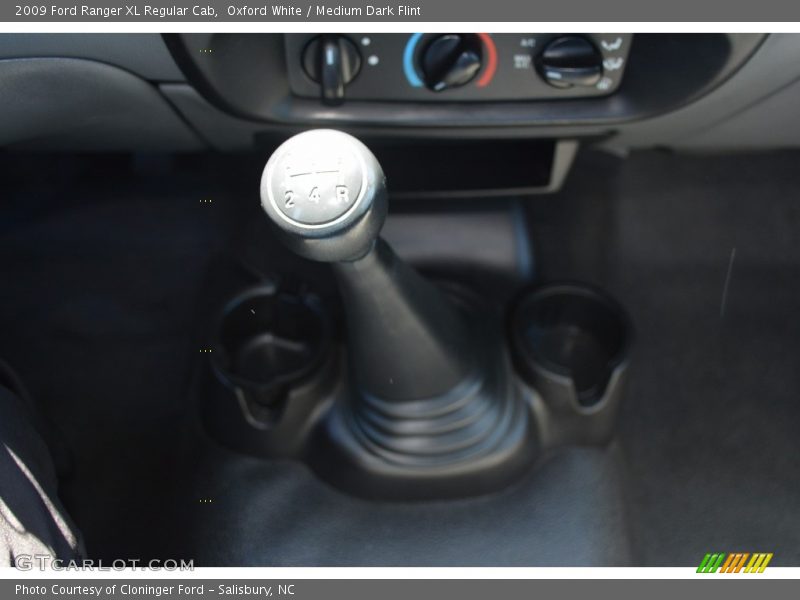 Oxford White / Medium Dark Flint 2009 Ford Ranger XL Regular Cab