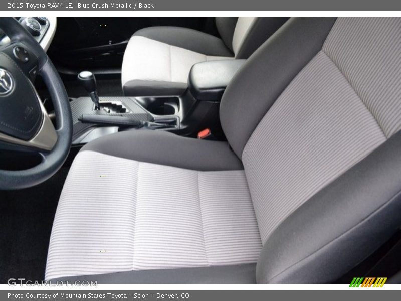 Blue Crush Metallic / Black 2015 Toyota RAV4 LE